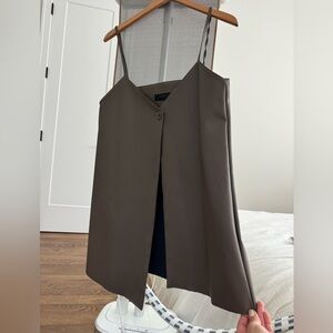 Storets Brown Faux Leather Dress